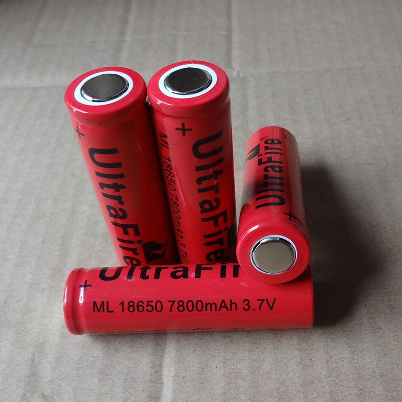 Hihg Quality Ultrafire 18650 7800mah Flat Top Color Red 3 7 V Lithium Battery Can Be Used In Led Flashlight Digital Camera And So On Laptop Battery Not Charging Nimh Battery From Goodhicompany