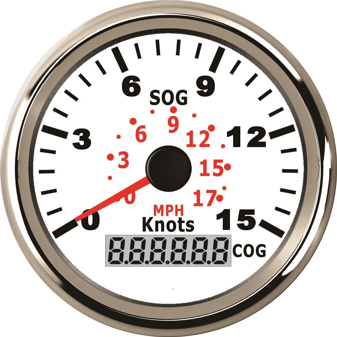 2018 Universal GPS Speedometer Speedo Gauge 15 Knots For Boat Yacht