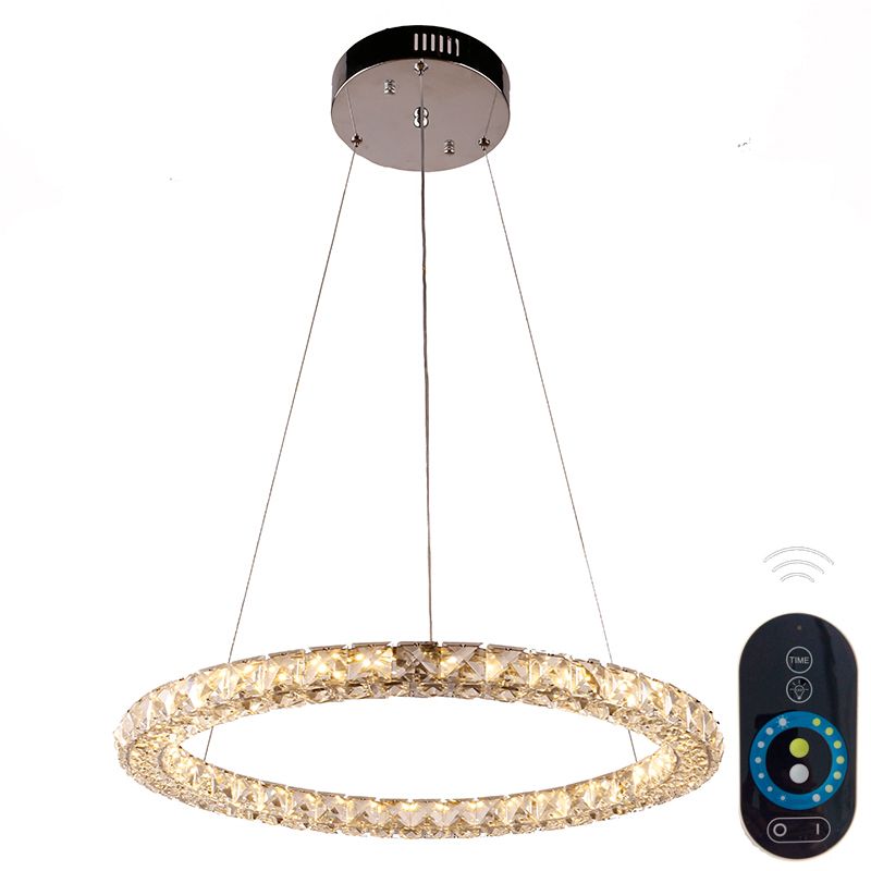 Dimmable Clear Crystal Chandeliers Pendant Light Lighting Modern Dimmable Clear Crystal Chandeliers Pendant Light Lighting Modern Chrome Lights Fixture For Hotel Indoor Home Ce Fcc Vallkin Acrylic