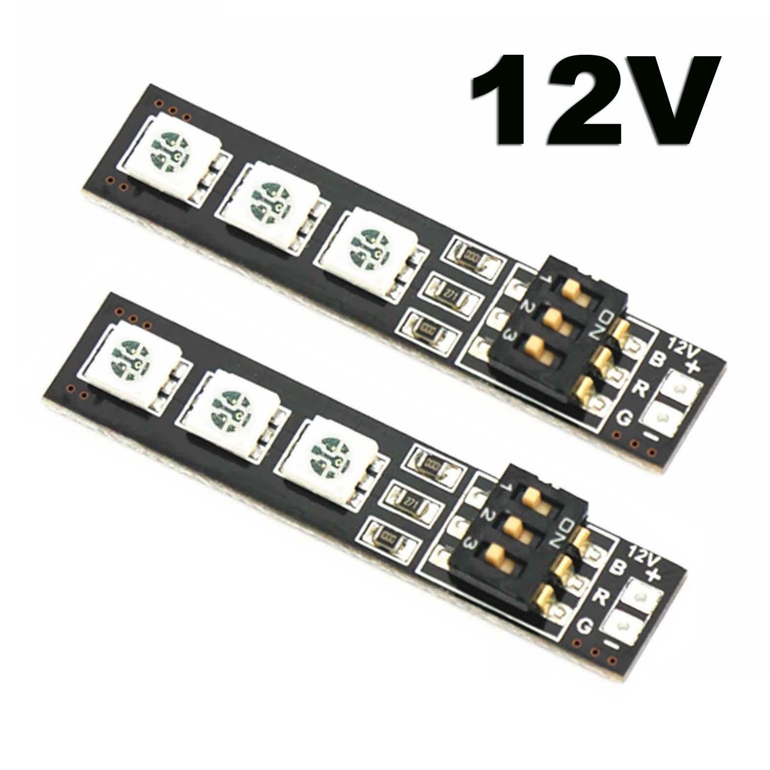 2019 2x rgb 5050 led lights board 12v w dip switch for led dip switch chart