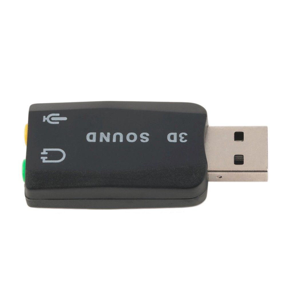 USB 2.0 a 3D Mic Speaker Audio Headset Scheda audio 5.1 PC Laptop Nuovo arrivo