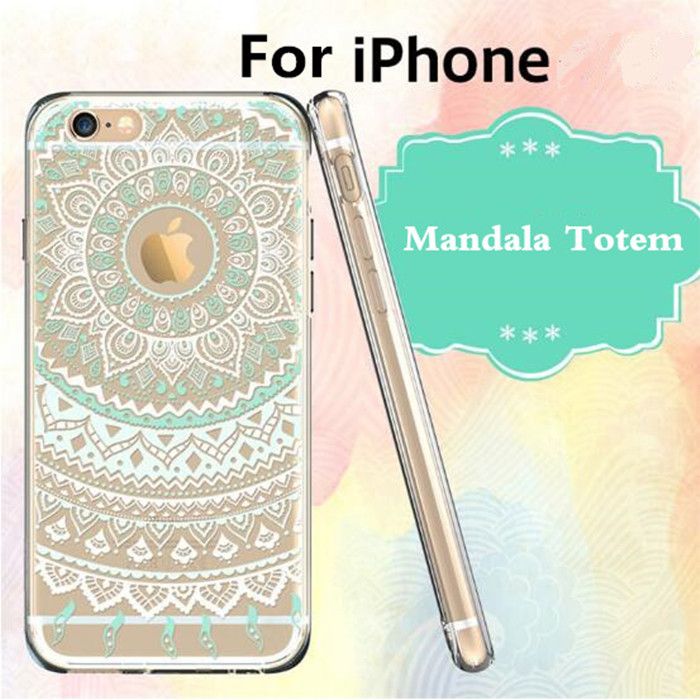 hybrid protective cases for iphone 7 7plus mandala totem henna