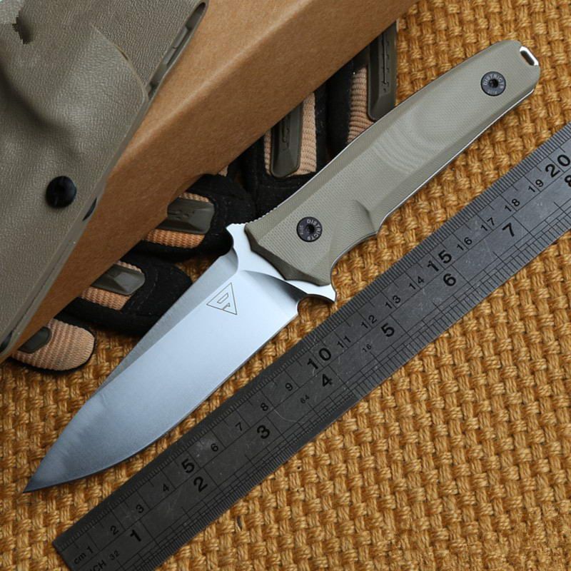 Original Design District 9 Defender 2 Fixed Blade Knife Kydex Sheath Original Design District 9 Defender 2 Fixed Blade Knife Kydex Sheath Hunting Skin D2 Steel Camping Pocket Knives Edc Kitchen Survival Tools