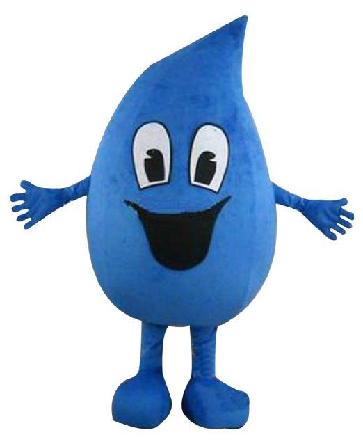 Compre Venta Caliente Adulto Azul Gota De Agua Trajes De ...