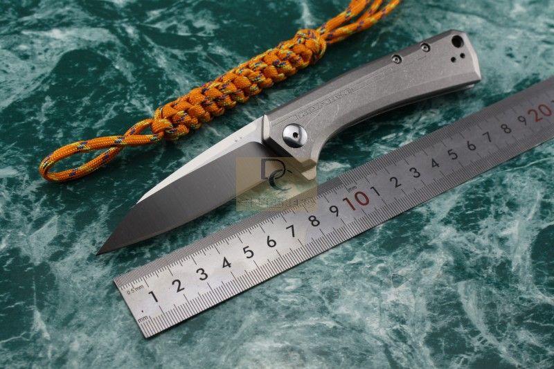 Zero Tolerance Rexford ZT0808 Bearings Flipper Titanium D2 Blade