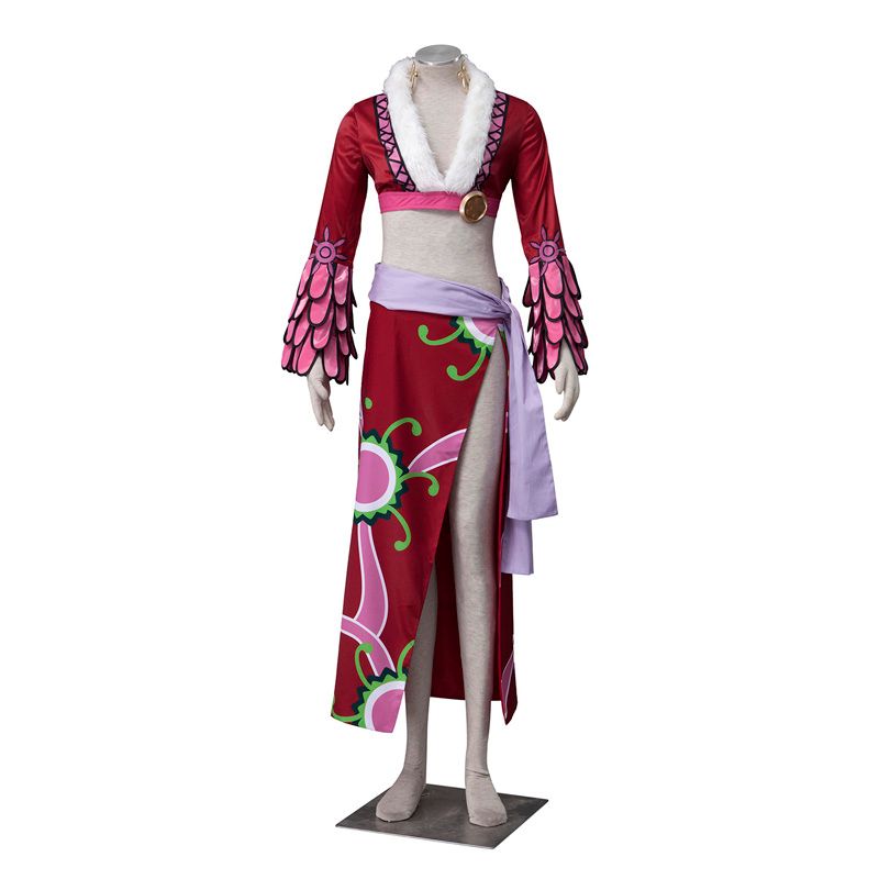 New Arrival High Quality Anime Costume One Piece Boa Hancock Cosplay Costume Sexy Dress