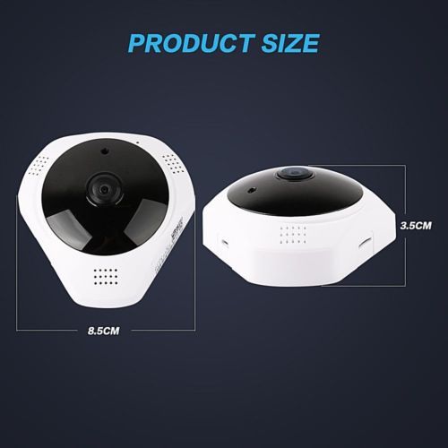 Ceiling Mounting 1.3MP 960P HD V380 Mini Dome Panoramic Camera Wifi VR