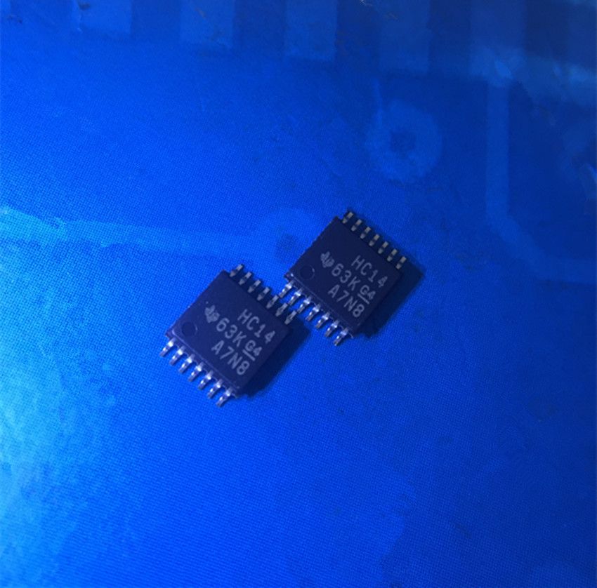 10PCS IC SN74HC14N 74HC14 HEX SCHMITT-TRIG INV 14-DIP