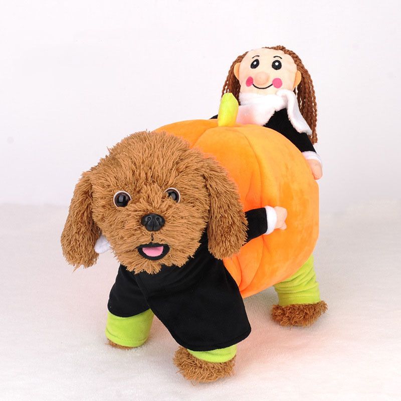 2018 kimhome pet dog halloween costume carry pumpkin dog clothes for small dogs winter coat for medium dogs cosplay pet clothes from mercedes1991