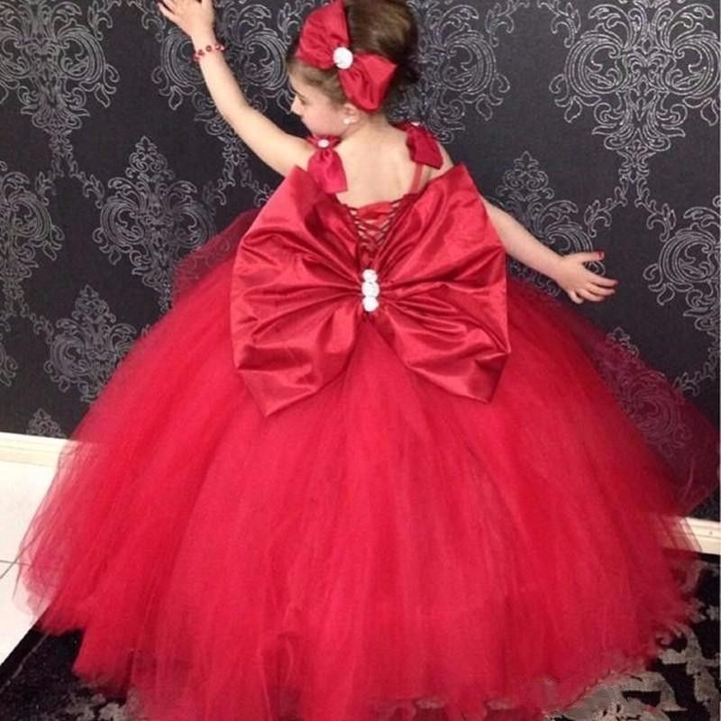 big red ball gown