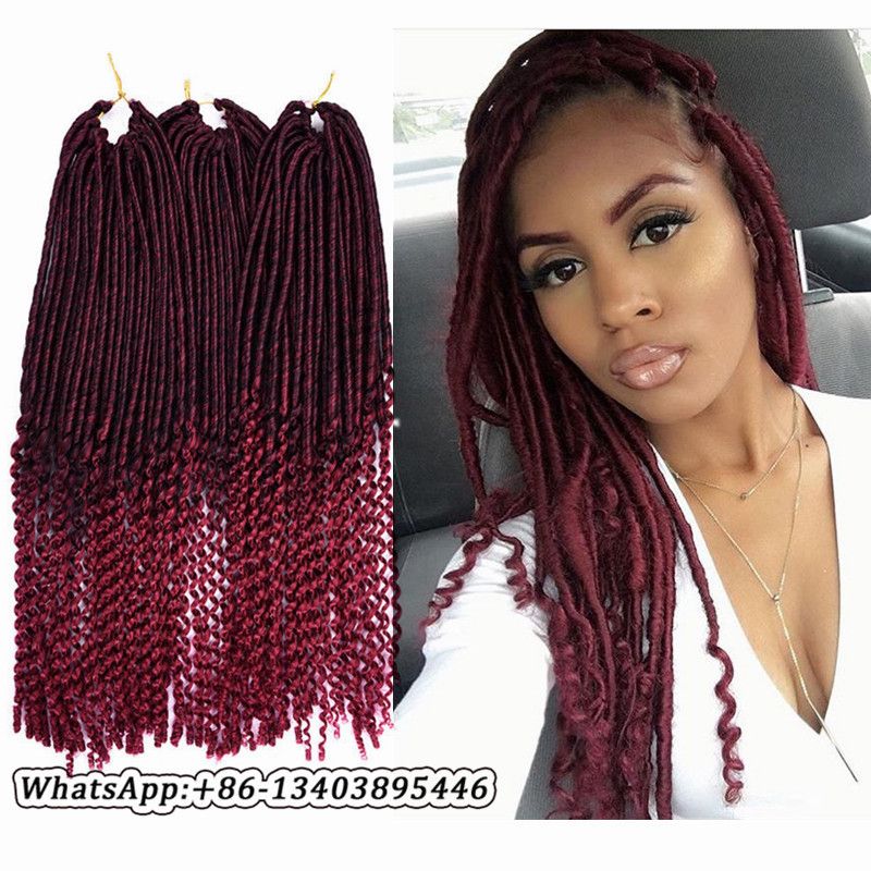 Synthetic Hair For Braiding 20inch 24strands Goddess Faux Locs