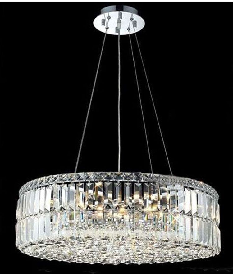 Phube Lighting Modern Chrome Crystal Chandelier Classic Phube Lighting Modern Chrome Crystal Chandelier Classic Light Fixtures Round Shape Gold Chandeliers