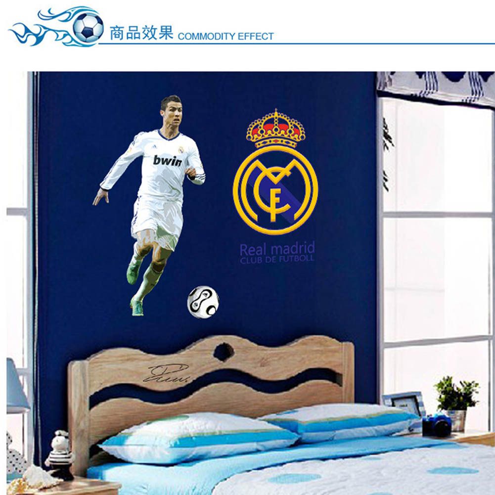 Df9906 Real Madrid C Ronaldo Soccer Bedroom Living Room Background