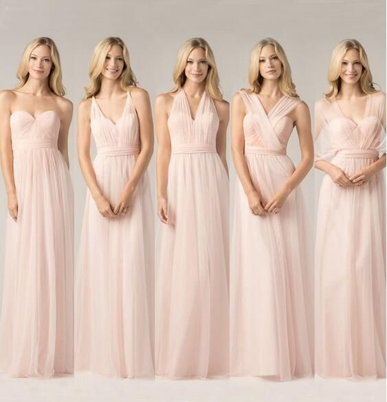 Light Pink Bridesmaid Dresses