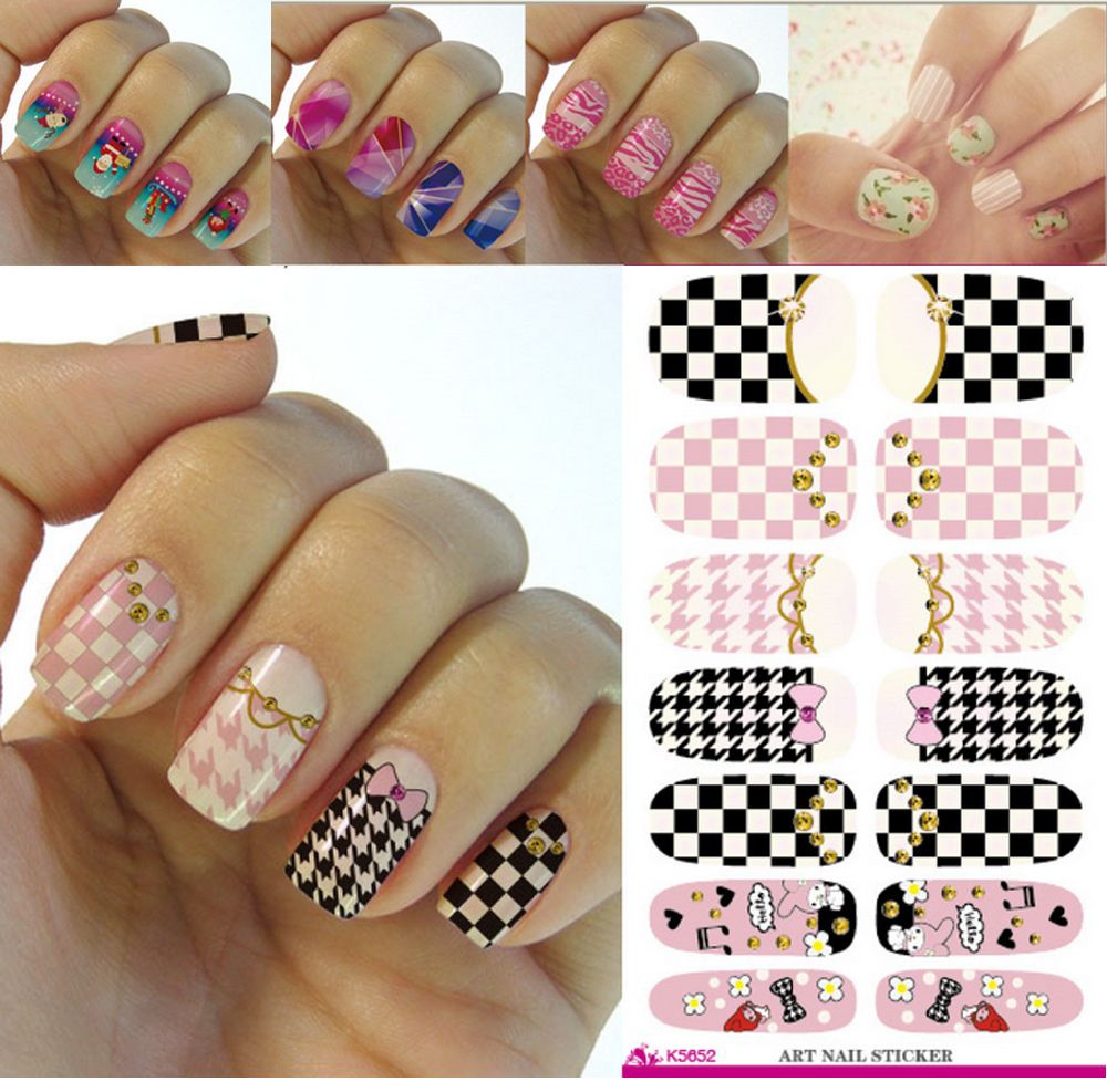 K5652 Nail Art Sticker Nails DIY Nails Art Sticker Colorful Nail