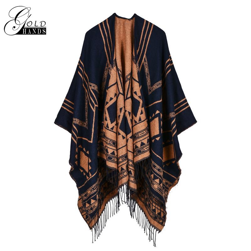 2019 Winter Plaid Cashmere Scarf Women Oversized Blanket Scarf Wrap