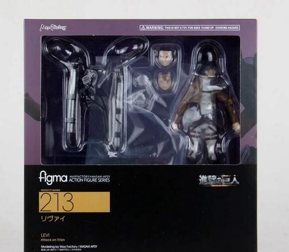 Compra Nueva Venta Caliente Figura De Anime Juguete Figma 213 Ataque En  Titán Levi Ackerman Rivaille 14CM Regalo Para Los Niños Barato | Entrega  Rápida Y Calidad | Es.Dhgate