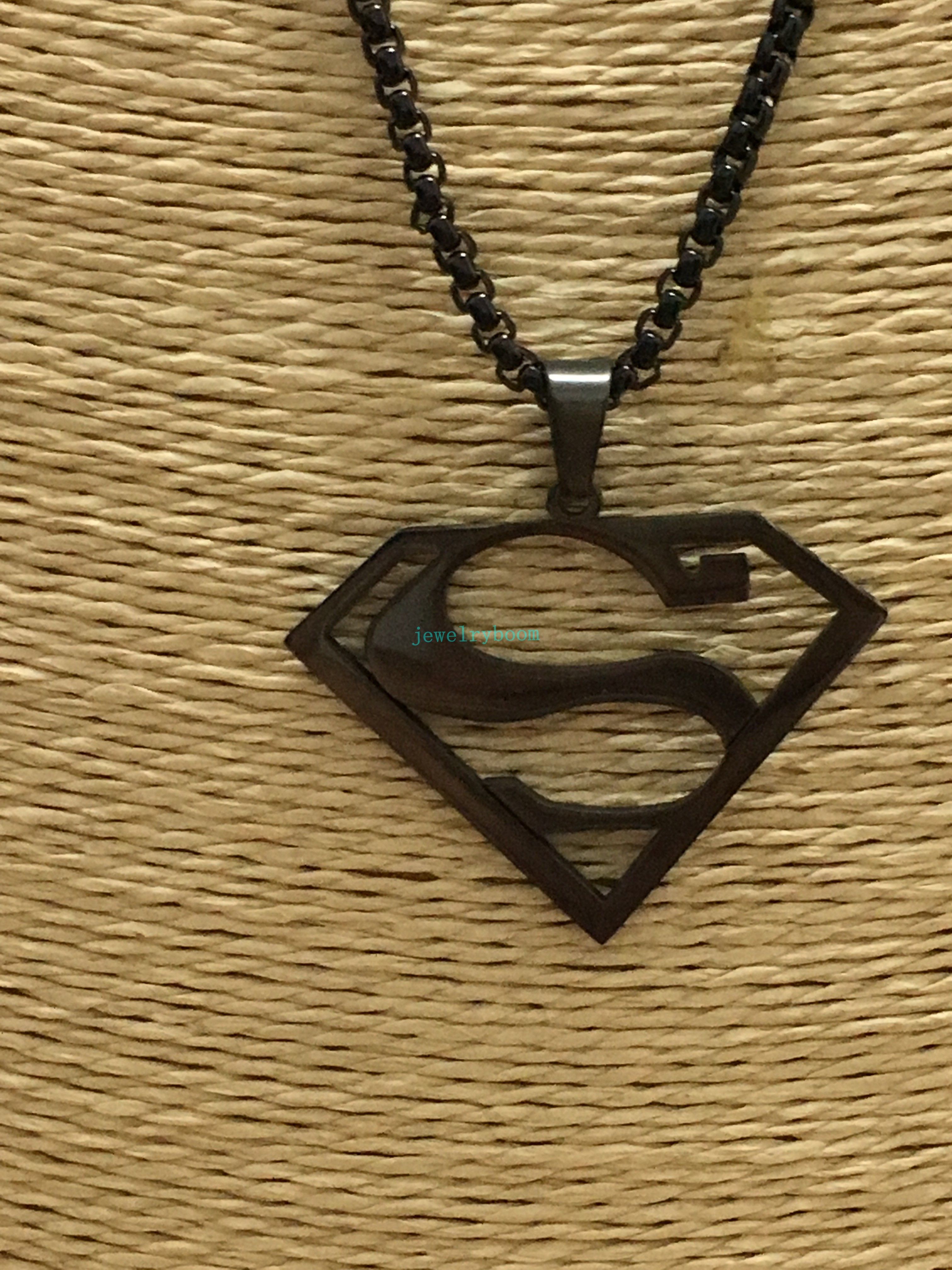 Awesome Brand NEW Mens Black Superman 