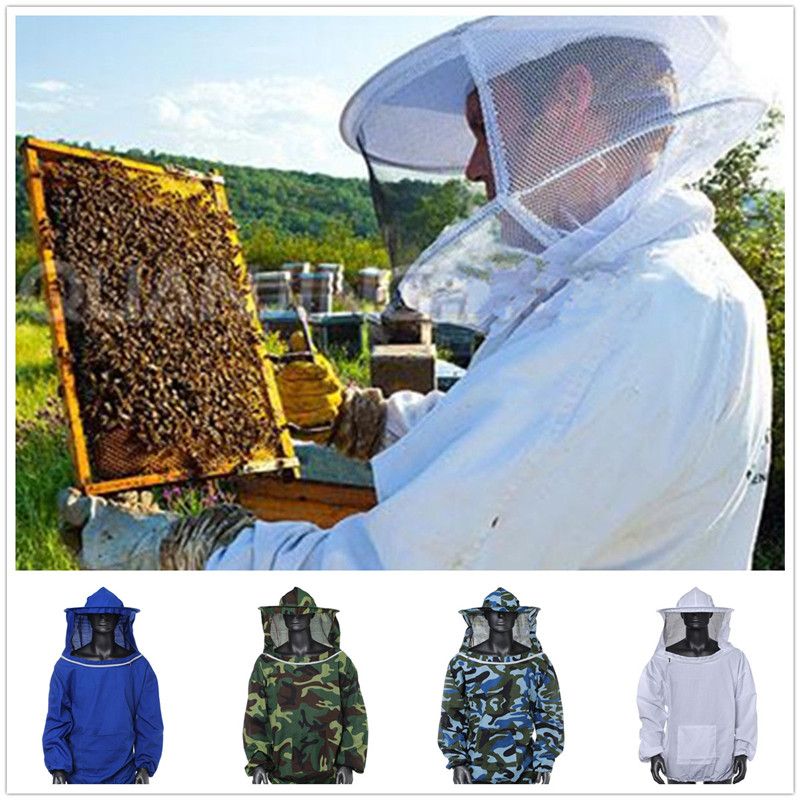 2019 Beekeeping Jacket Veil Anti Bee Protective Safety Clothing High