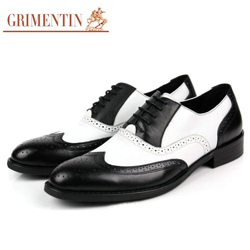 white leather formal shoes