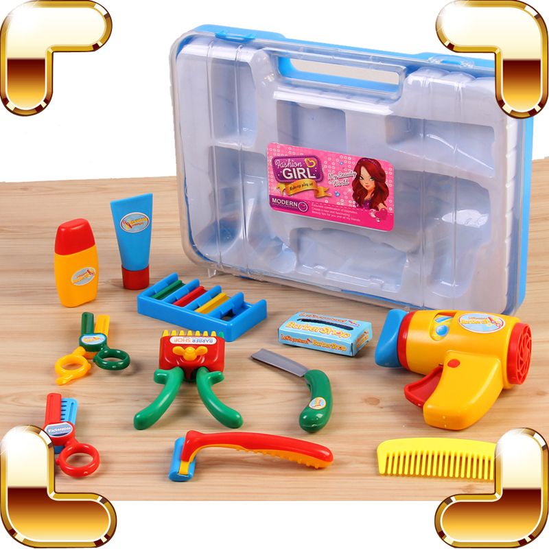 2018 new arrival gift baby hairdresser pretend play toys educational
