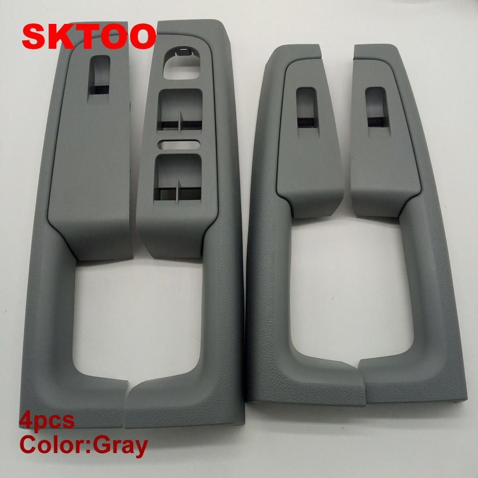 For Skoda Superb Door Handle front Left And Right Door Armrest Box Inner  Handle Frame the Lifter Switch Box Gray Skoda Superb Door Handle Online  with ...
