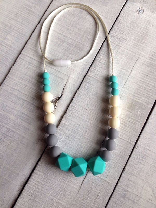 2021 Silicone Baby Teething Necklace For Mom Safe Silicone Fashion Nursing Necklace Teether Chewing Beads Chewable Jewelry Beaded Necklace From Giftvinco13 4 53 Dhgate Com