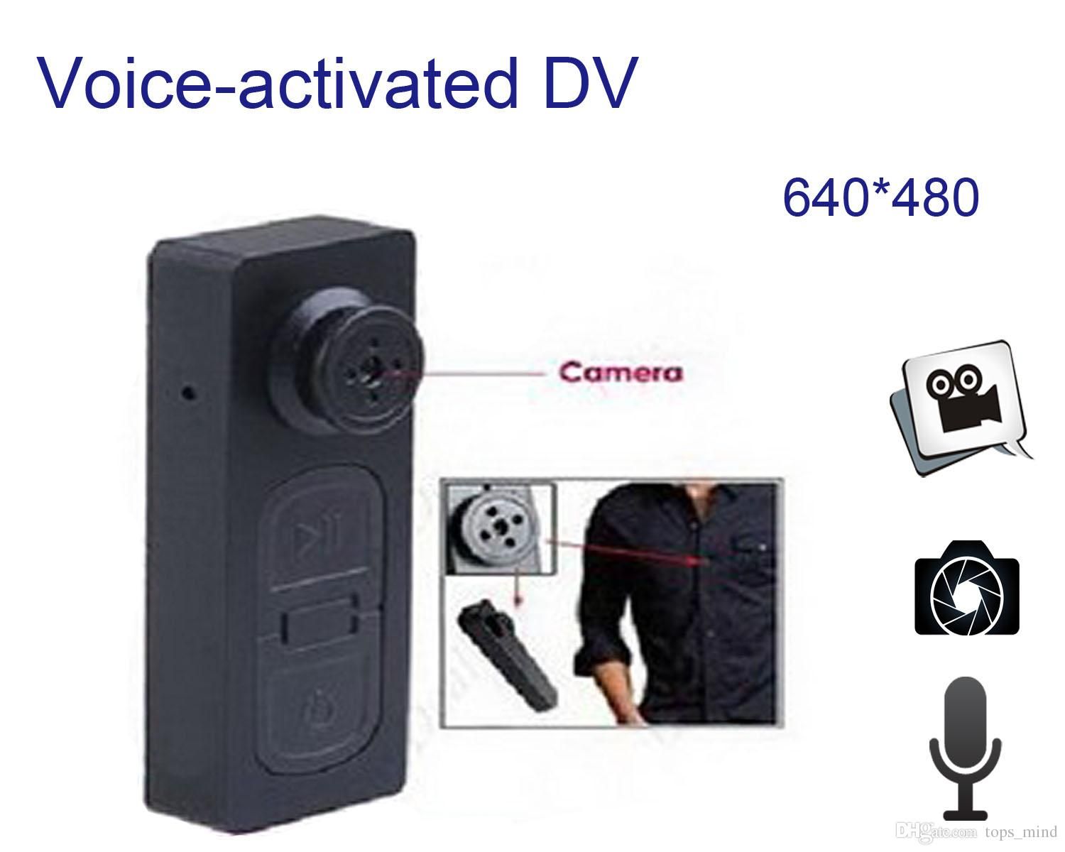 TM918 Button Camera Hidden Cam Spy Button Mini DV Camcorder Recorder
