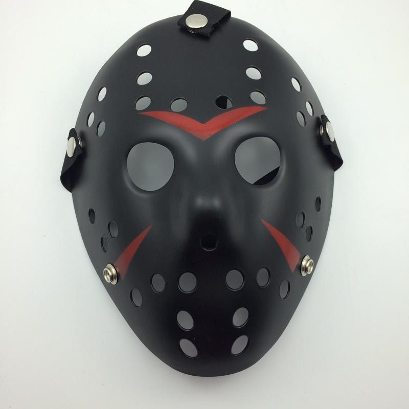 Cheap Black Red Jason Mask Cosplay Full Face Killer Mask Jason Vs
