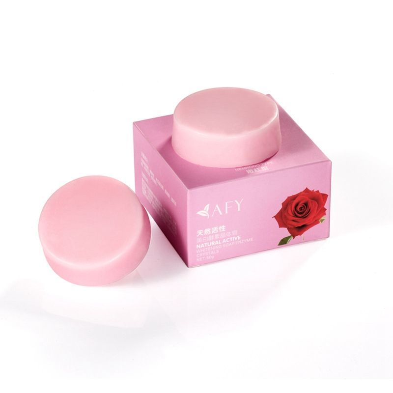 AFY Natural Flower Soap Crystal Soap Enzyme Body Whitening 
