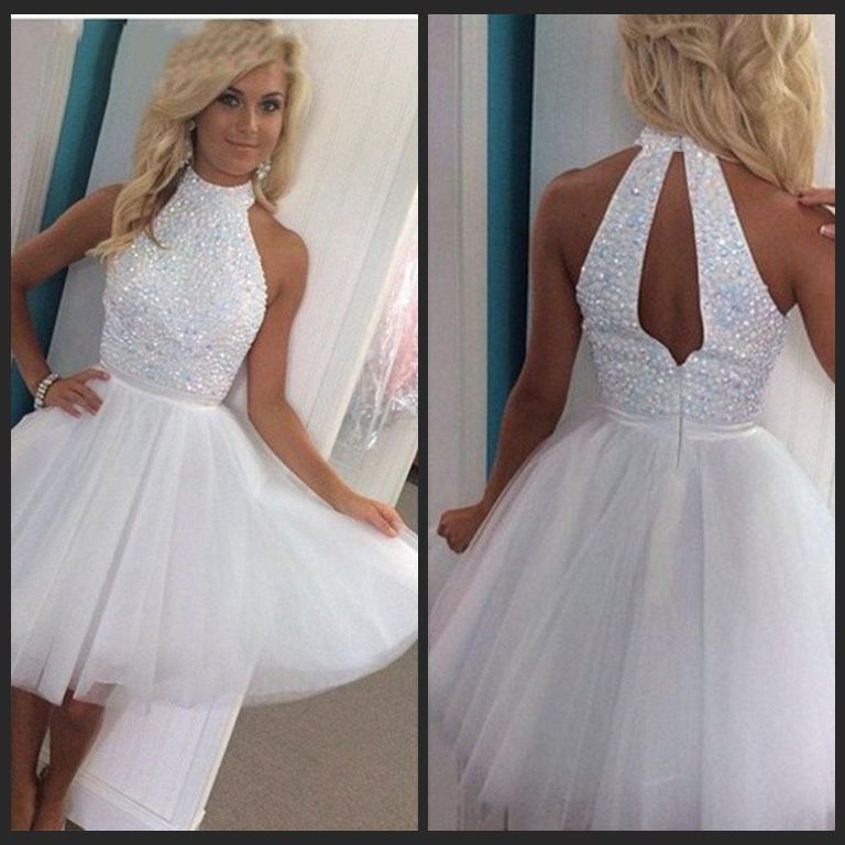 short white ball gown dresses