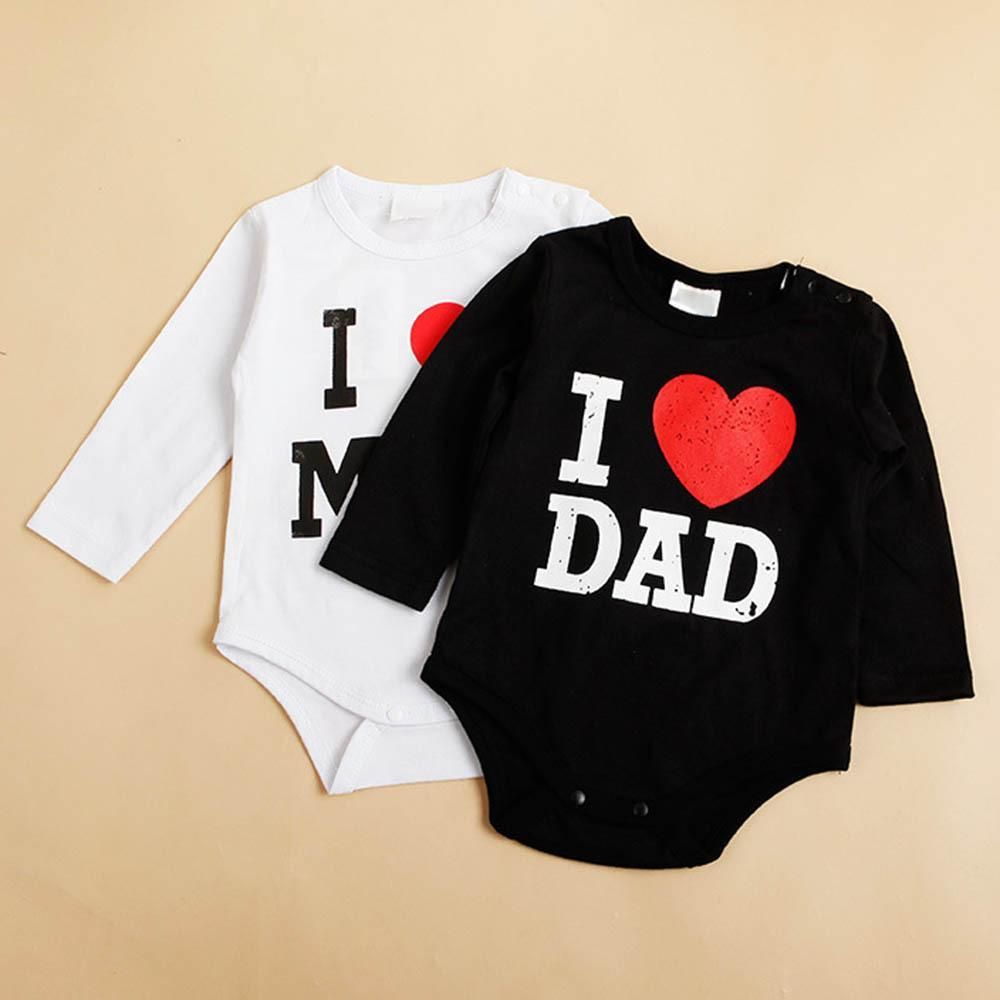 i love mommy and daddy baby clothes