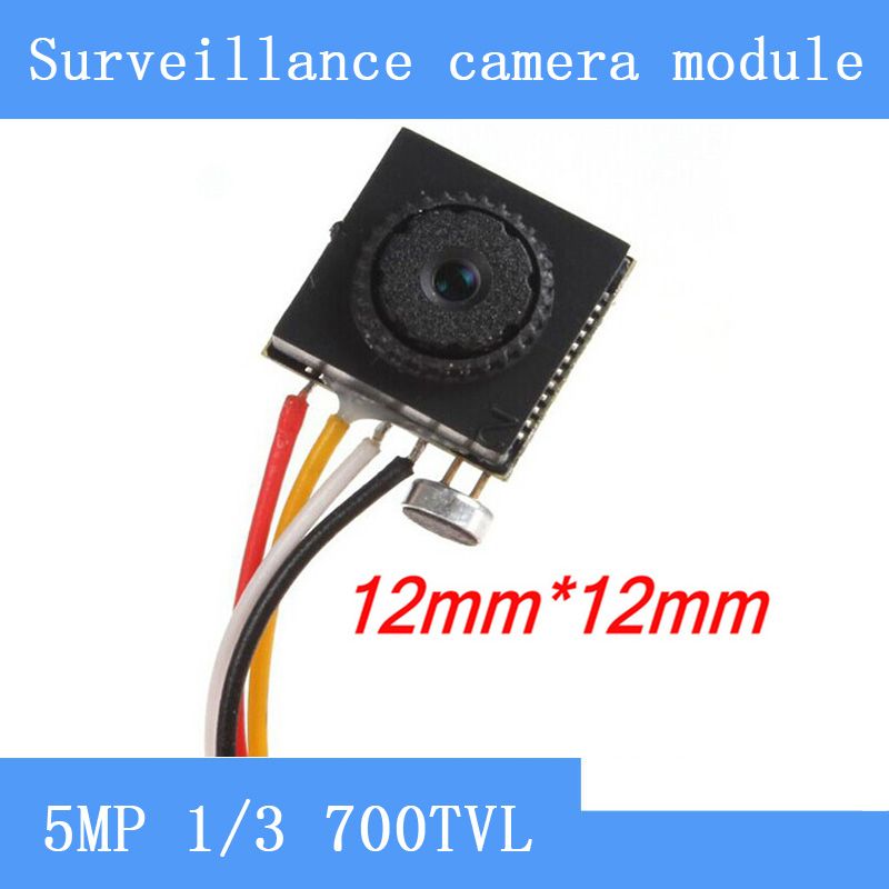 2019 Pinhole Camera HD 5MP 700TVL Color Video Mini Cctv FPV Camera With