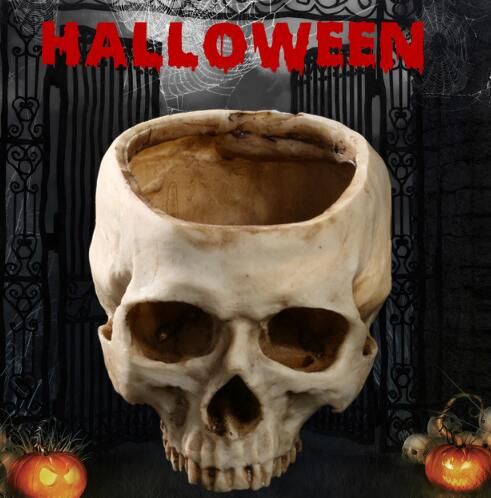 halloween decoration resin skull skeleton horrible scary props movie props model big flowerpot halloween resin skull halloween decoration birthday party - Scary Props halloween decoration resin skull skeleton horrible scary props movie props model big flowerpot halloween resin skull halloween decoration birthday party - Scary Props