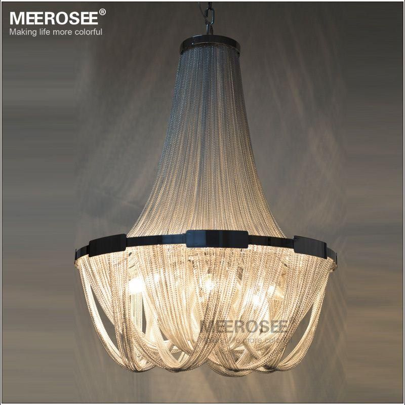 Hot Vintage French Empire Chain Chandelier Light Fixture Long Hot Vintage French Empire Chain Chandelier Light Fixture Long Hanging Suspension Re Lamp Whole Chandeliers Led
