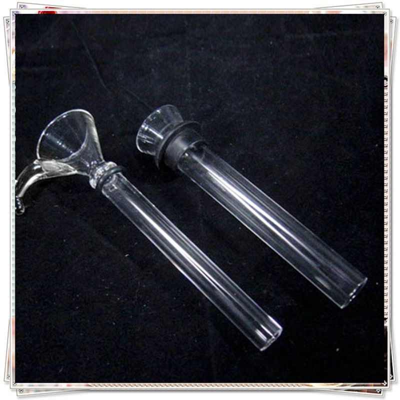 2020 Glass Male Slides And Female Stem Slide Funnel Style With Black