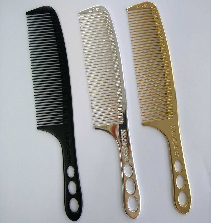 High Quality Metal Hair Comb Cutting Comb Heated Hair Combs Stailess