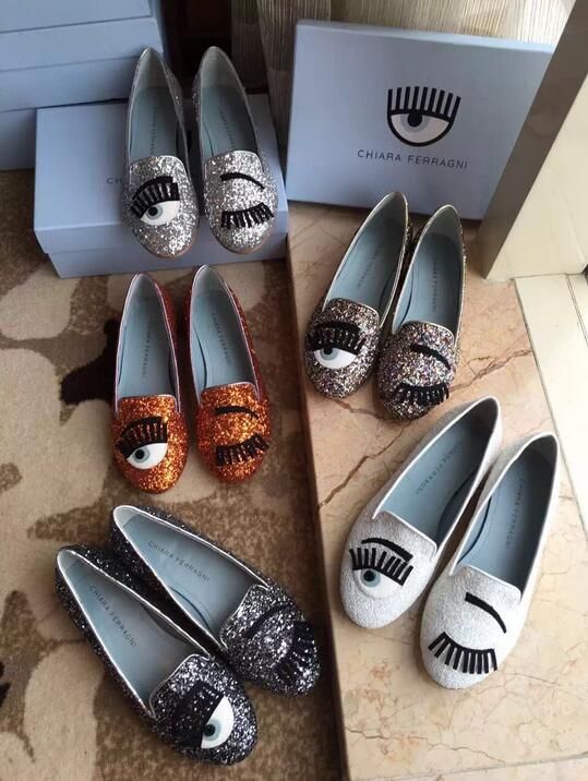 Fashion New Top Quality Chiara Ferragni Glitter Flirting