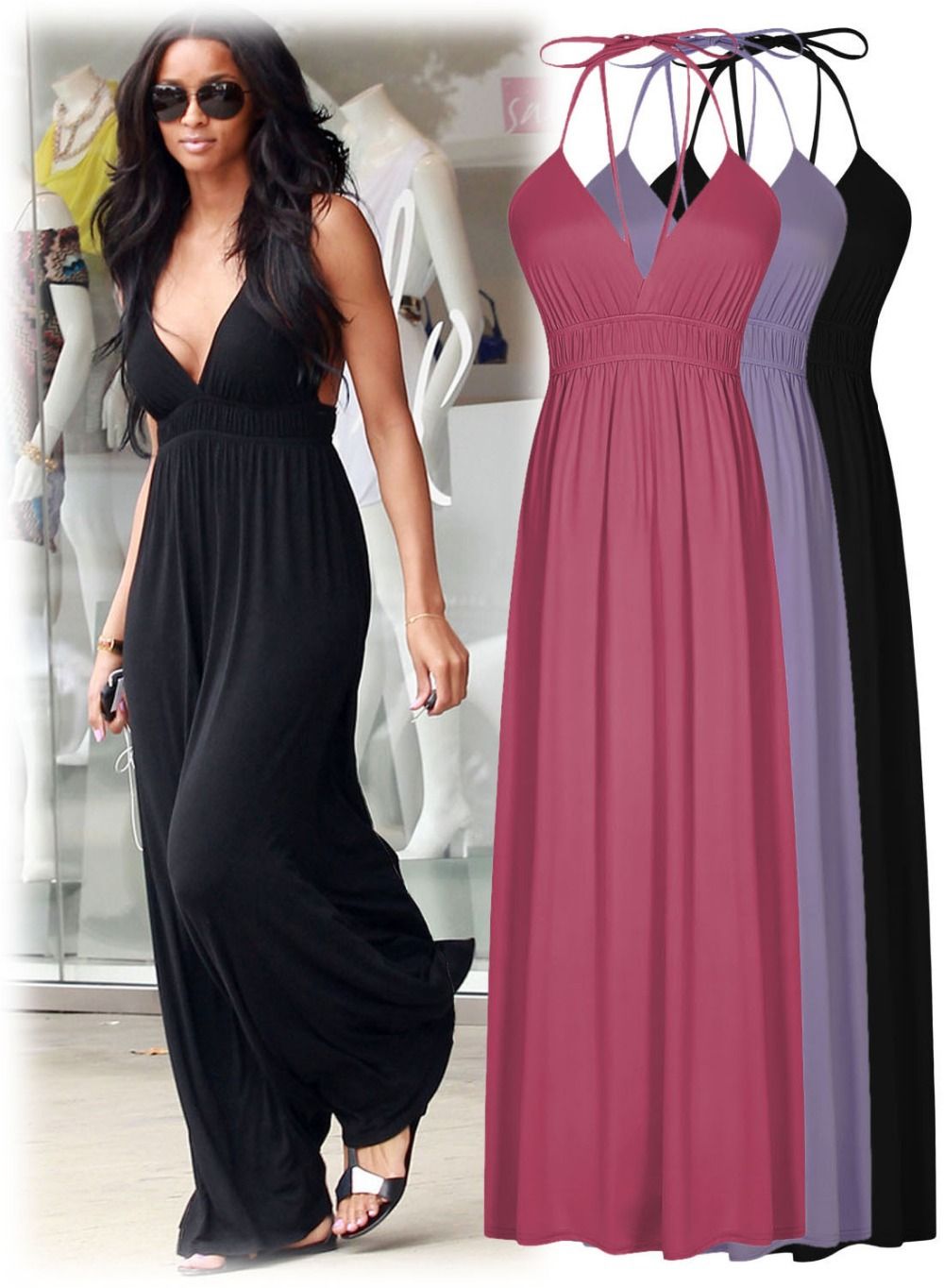 casual long gowns