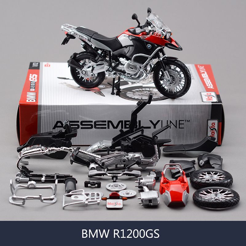 2019 112 R 1200 GS Motorcycle Model Building Kits 1/12 Assembly Toy