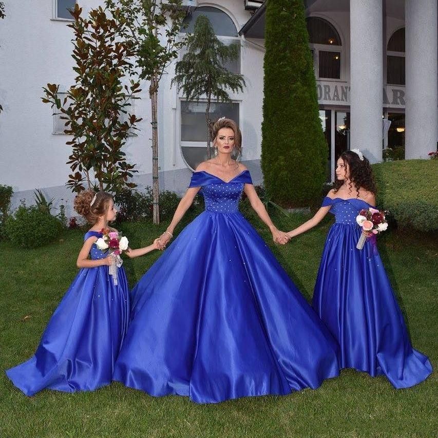 matching ball gowns