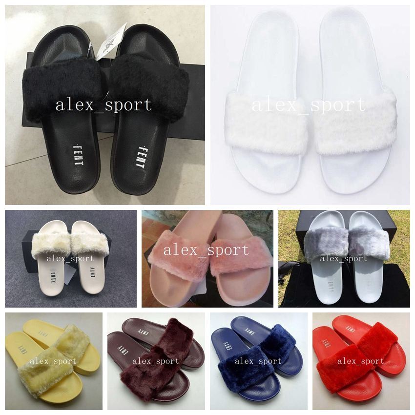 burgundy fenty sandals