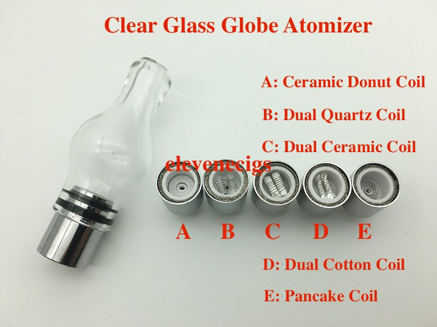 Full Glass Sytle Glass Globe Atomizer Dry Herb And Wax Vaporizer Bulb