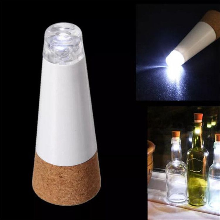 2019 USB Atmosphere Night Light Cork Shaped Rechargeable USB Bottle