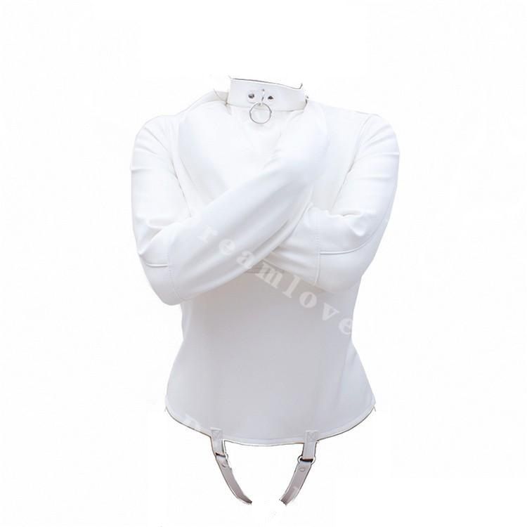 Sex Game Costume Womens Medical Play Straitjacket Faux