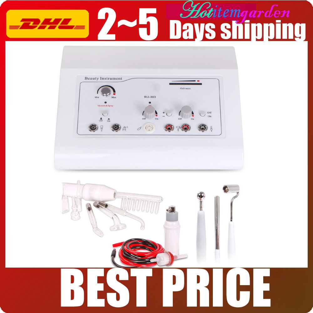 2020 Hot Sale! 4in1 Galvanic Spray Vacuum Whiting Facial High Frequency