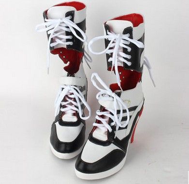 Suicide Squad Harley Quinn Cosplay Boots High Quality Costume