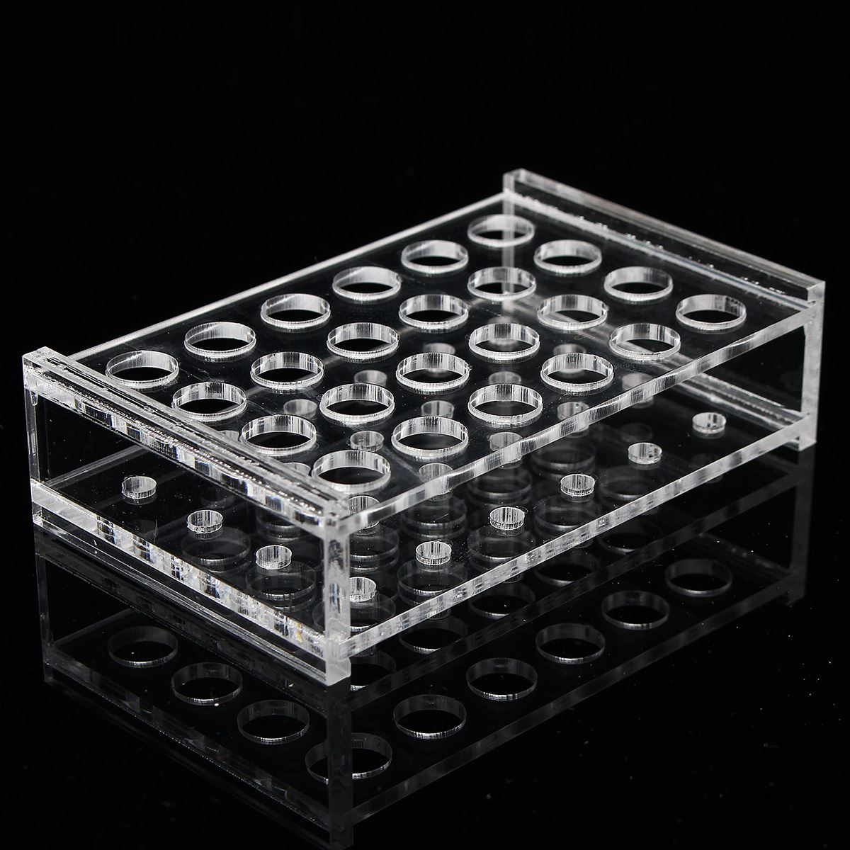 2020 Excellent 24 Holes 1.5ml Clear Plastic Centrifugal Test Tube Test