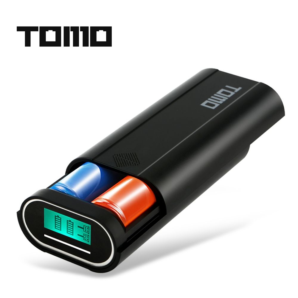 Tomo 2 X 18650 Li Ion Battery Diy Portable Smart Charger Can Be Used As External Mobile Power Bank Dual Outputs B