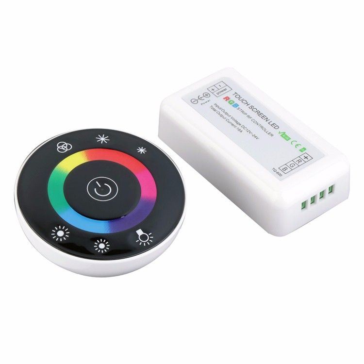 Wholesale BRAND 18A RF Wireless Touch RGB LED Controller For RGB LED Strips 6Ax3 Channel With